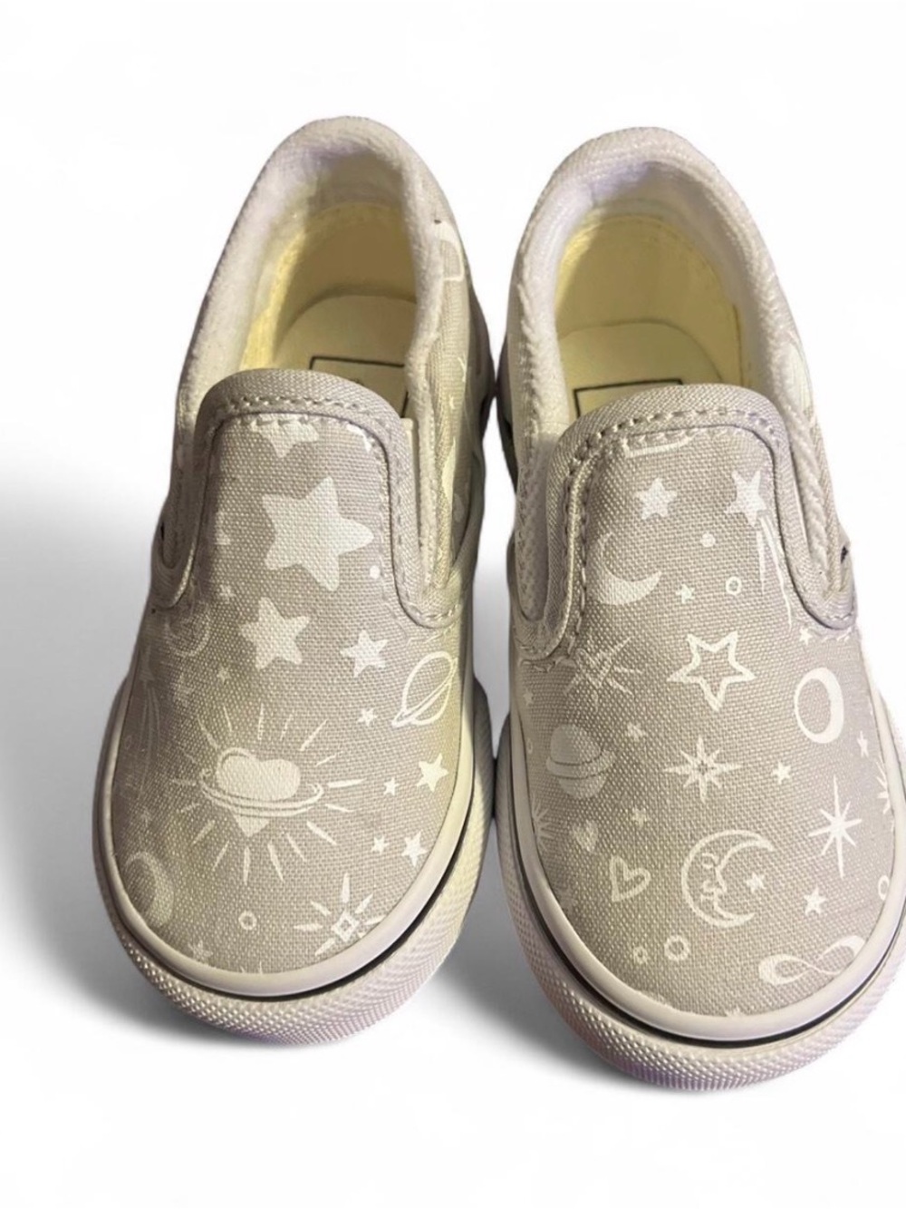 Infant toddler Vans Celestial Slip Ons 5c NWT